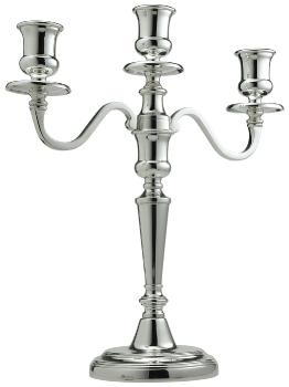 Candelabra 3-lights in silver plated - Ercuis